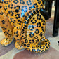 Vintage Ceramic Leopard Statue (as is)