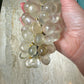 Mid Century Bunch of Large Clear Glass Grapes