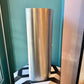 Vintage Paul Mayen Style Cylindrical Aluminum and Acrylic Table Lamp