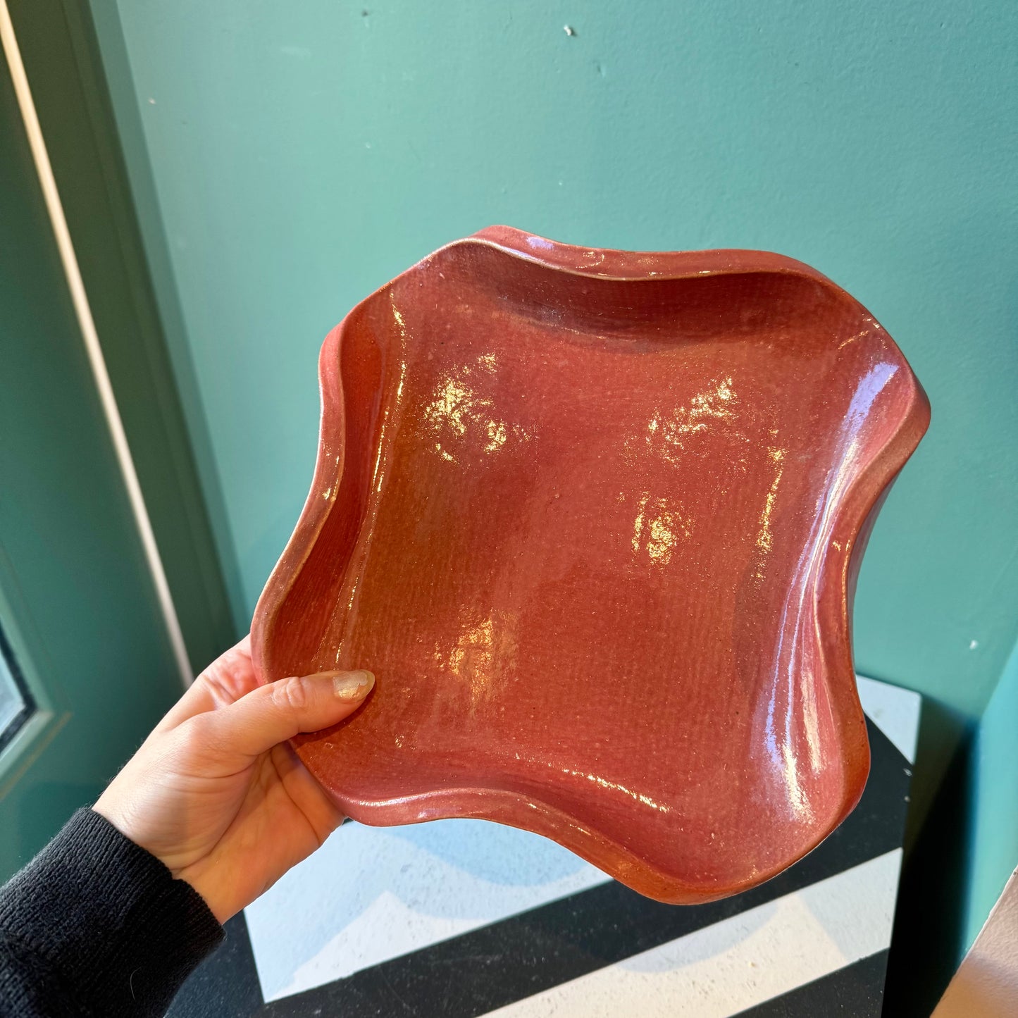 Vintage Curved Edge Ceramic Catchall