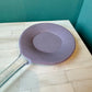 Glass Color Block Serving Spoon: Lavender / Clear / Orange