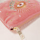 Pink Celestial Eye Coin Purse by Elizabeth Scarlett London