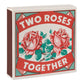 Two Roses Together Safety Matches