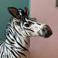 Vintage Ceramic Zebra Statue