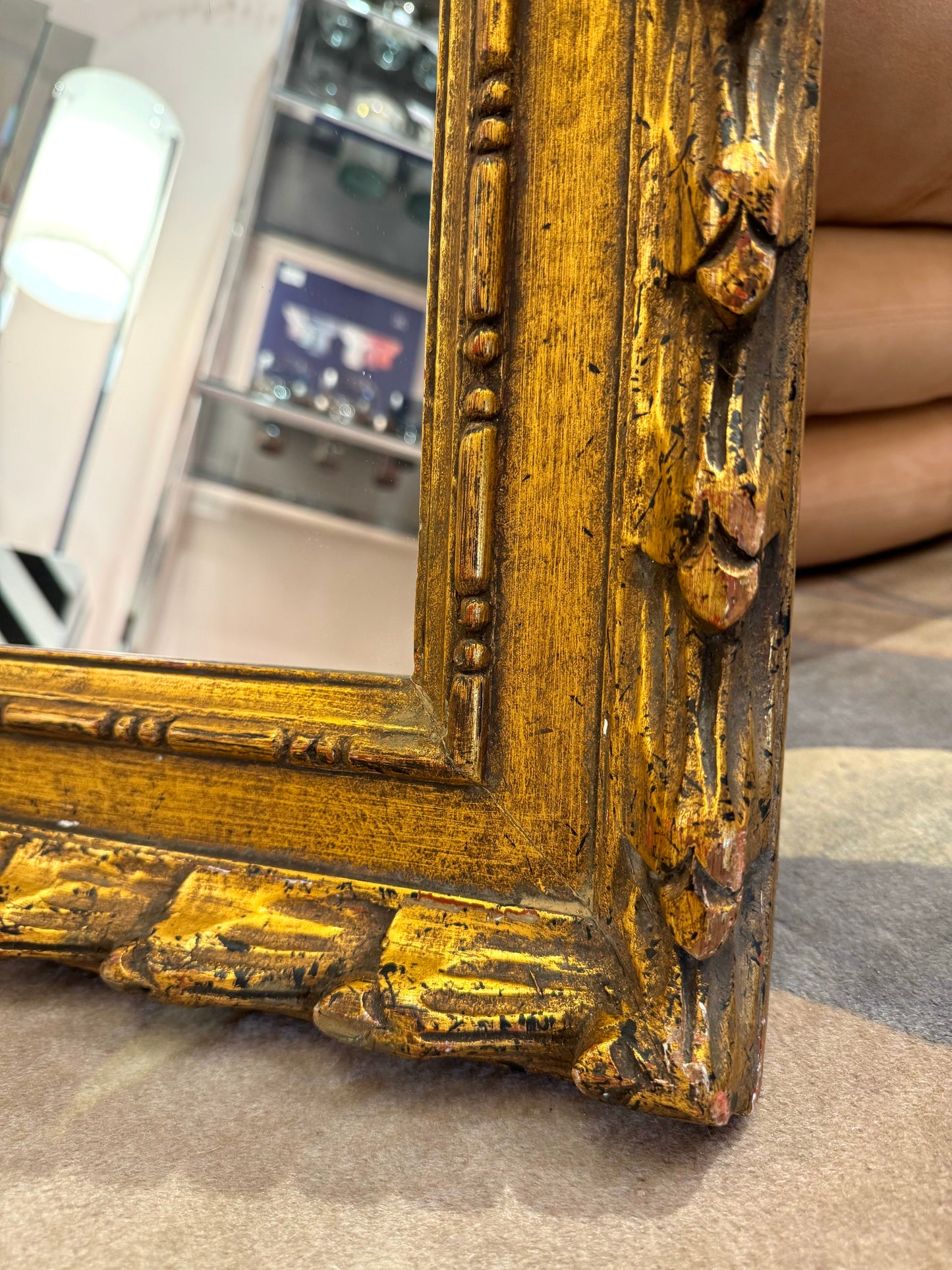 Vintage Gold Carved Mirror