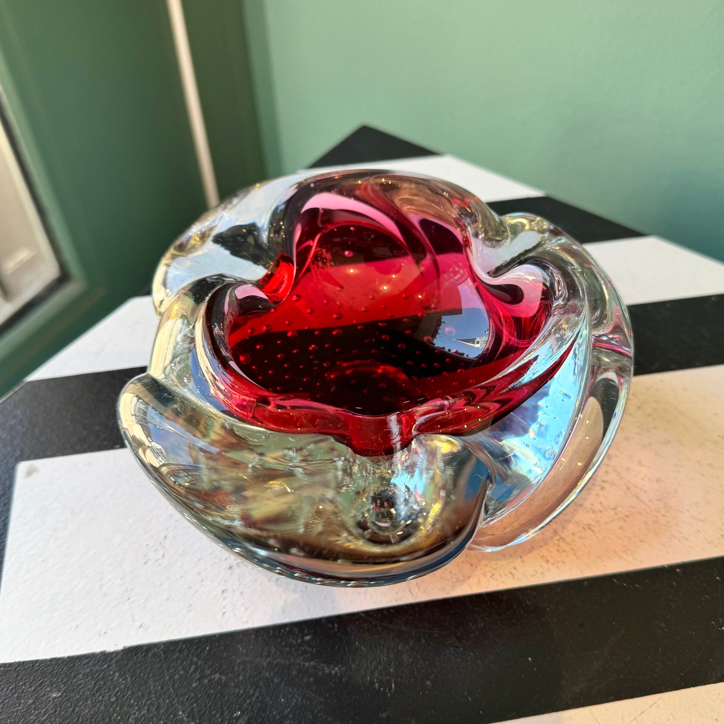 Vintage Murano Style Glass Ashtray/Catchall