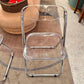 Vintage Plia Style Lucite and Chrome Folding Chair/item