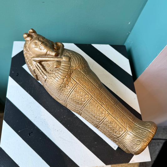 Vintage Ceramic King Tut Sarcophagus Box