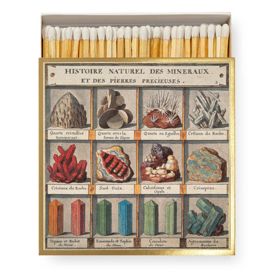 Natural History Museum Minerals  | Square - Safety Matches