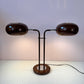 Mid Century Gerald Thurston Style Double Desk Lamp