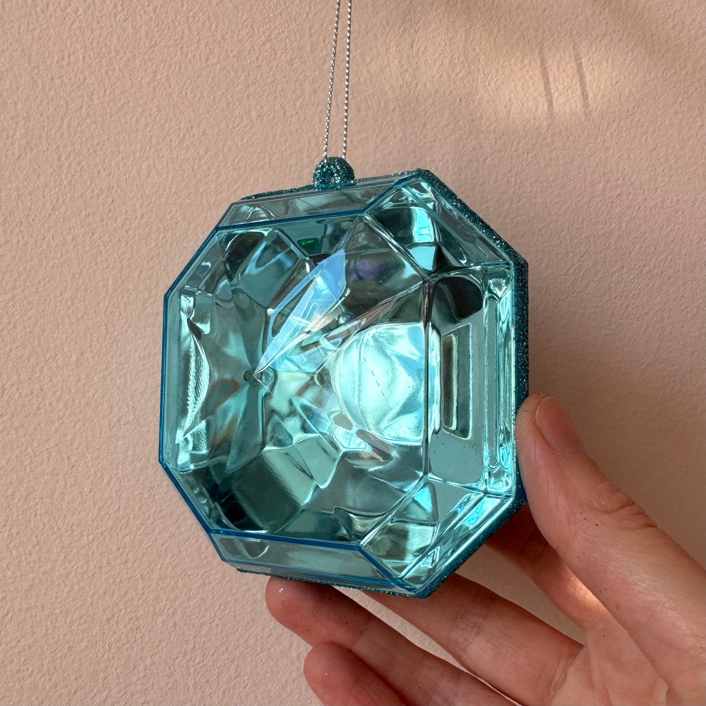 Sapphire Blue Gem Ornament