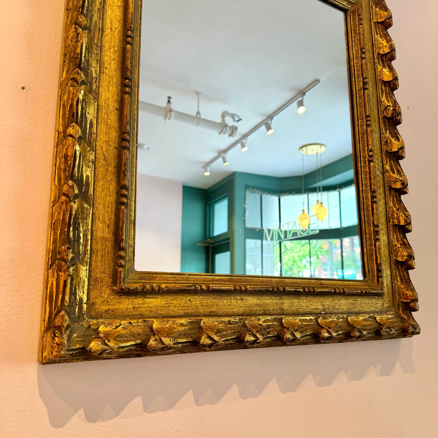 Vintage Gold Carved Mirror