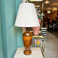 Mid Century Ceramic Table Lamp with Shade