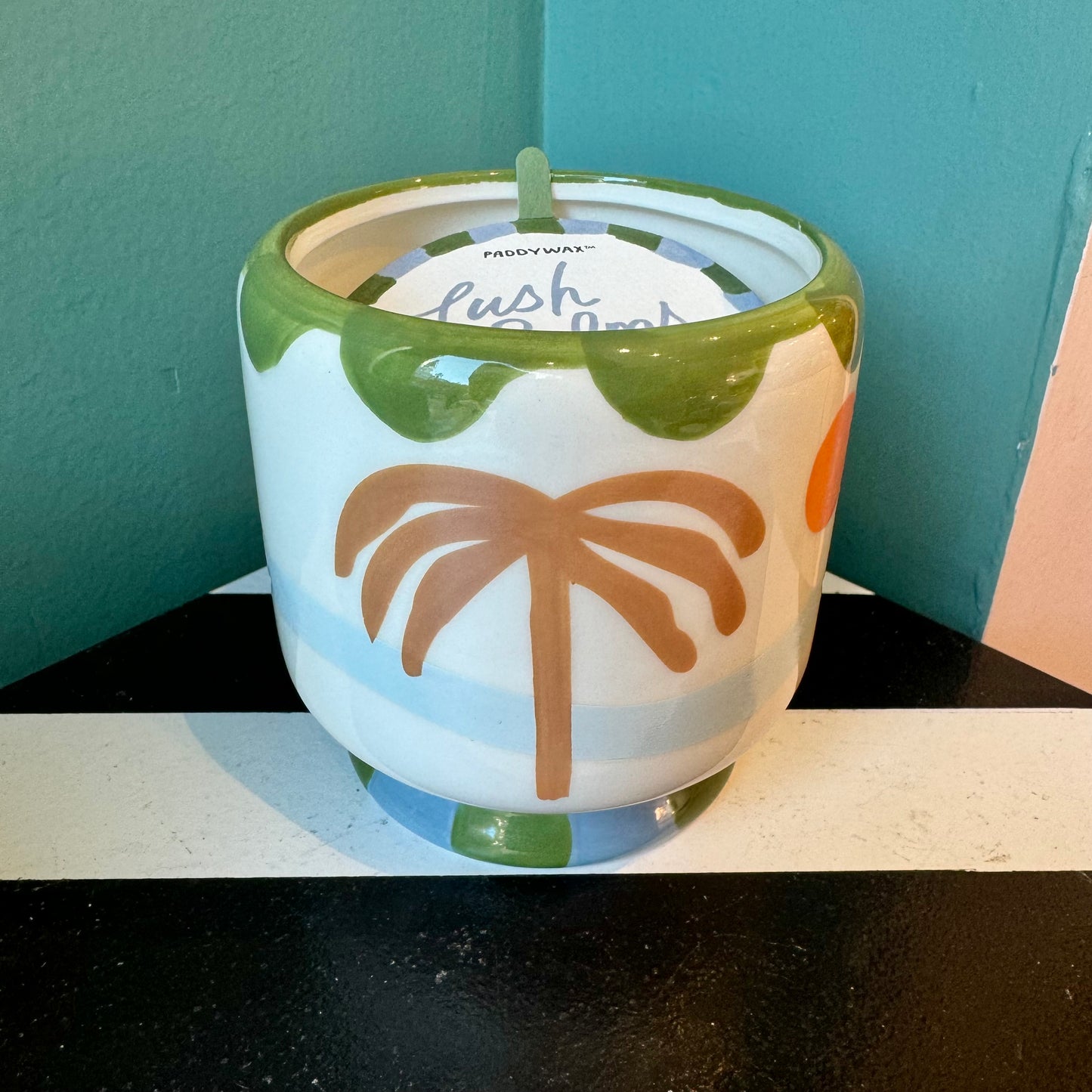 'A DOPO' Hand Painted Ceramic Candle by Paddywax