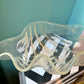 XL Vintage Lucite Clam Shell Bowl