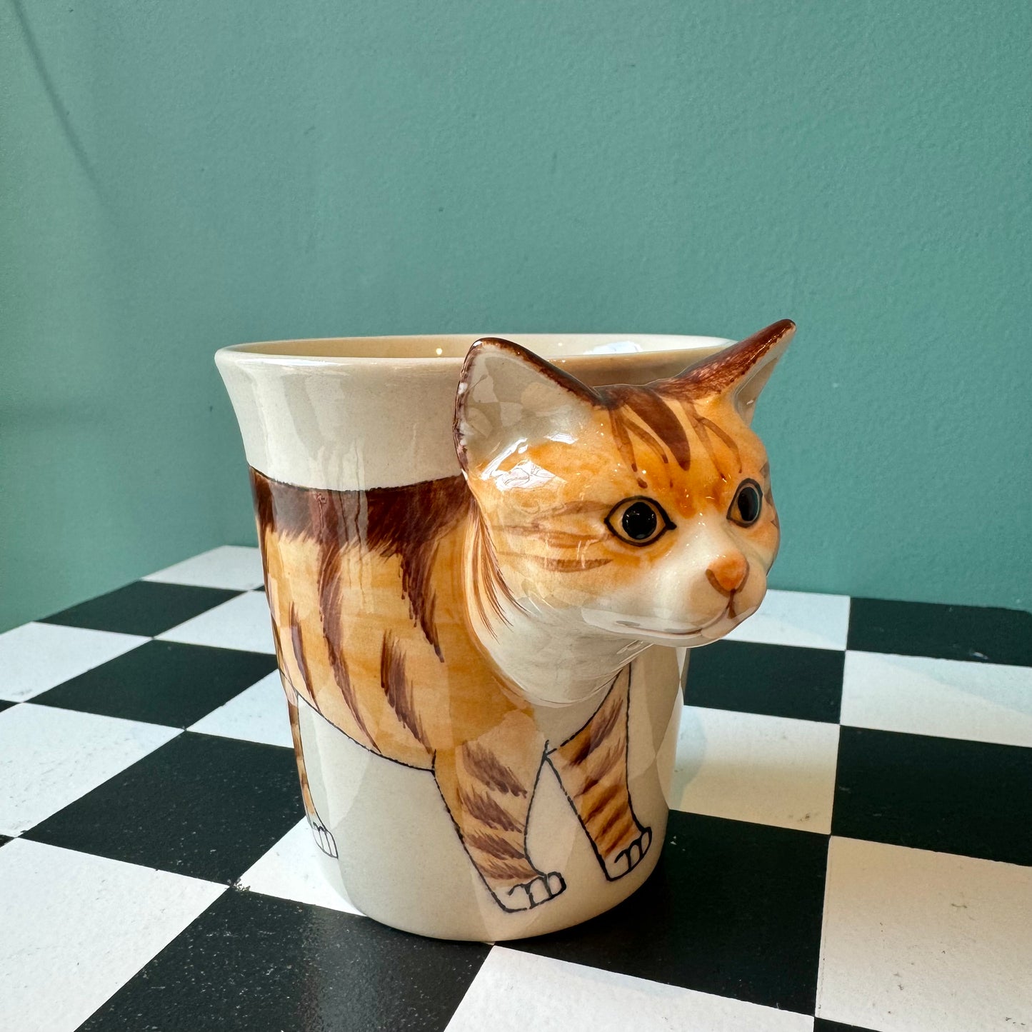 Orange Tabby Cat Ceramic Mug