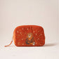 Teracotta Mystical Lion Makeup Bag by Elizabeth Scarlett London