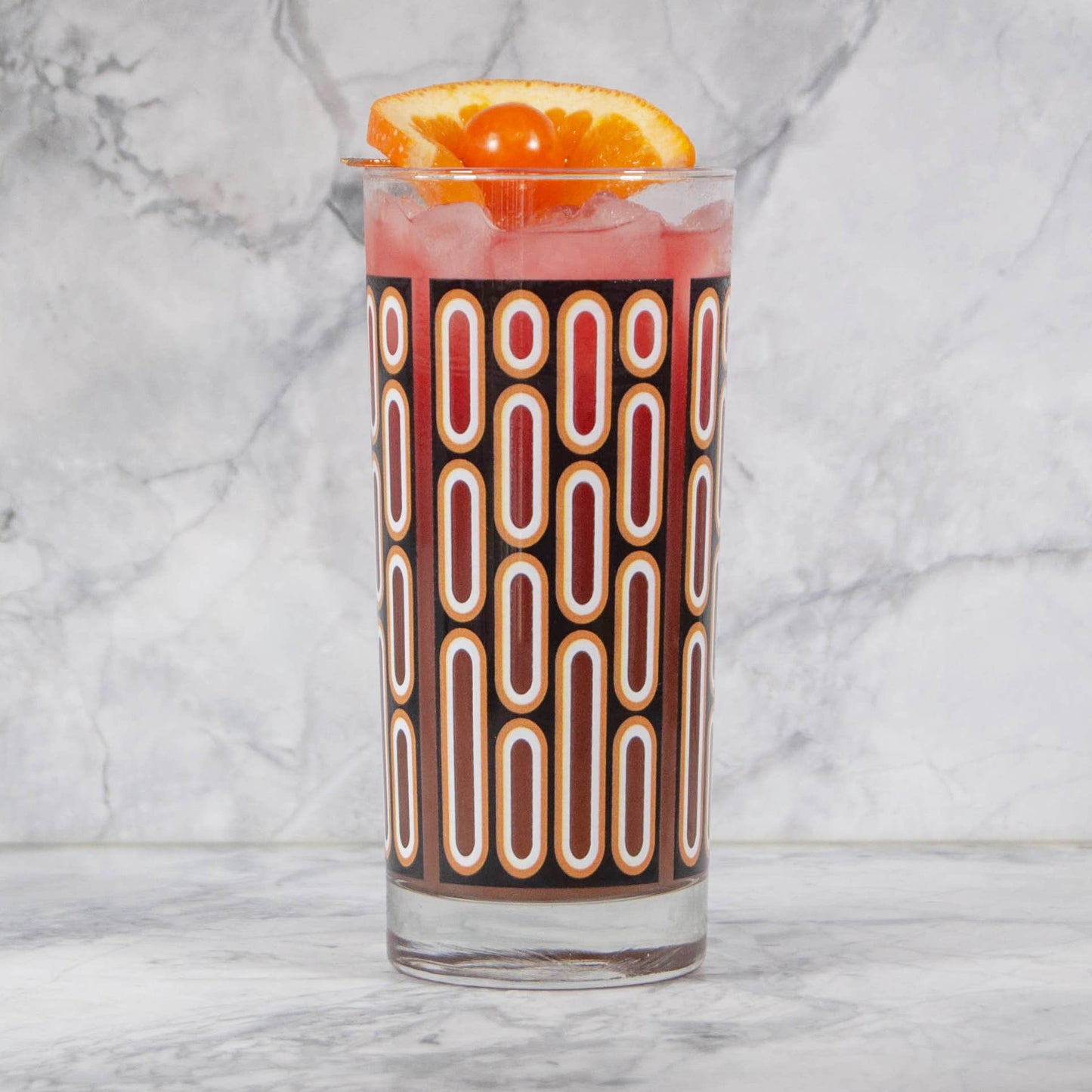 Dots & Dashes Black Collins Glasses - PAIR