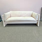 1970's Italian Cream Lacquer Two Seater "Simone Sofa" by Dino Gavina for Studio Simon