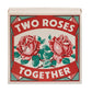 Two Roses Together Safety Matches