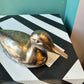 Vintage Brass Mallard Duck Figurine