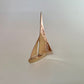 Vintage Small Brass Sailboat