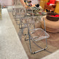 Vintage Plia Style Lucite and Chrome Folding Chair/item