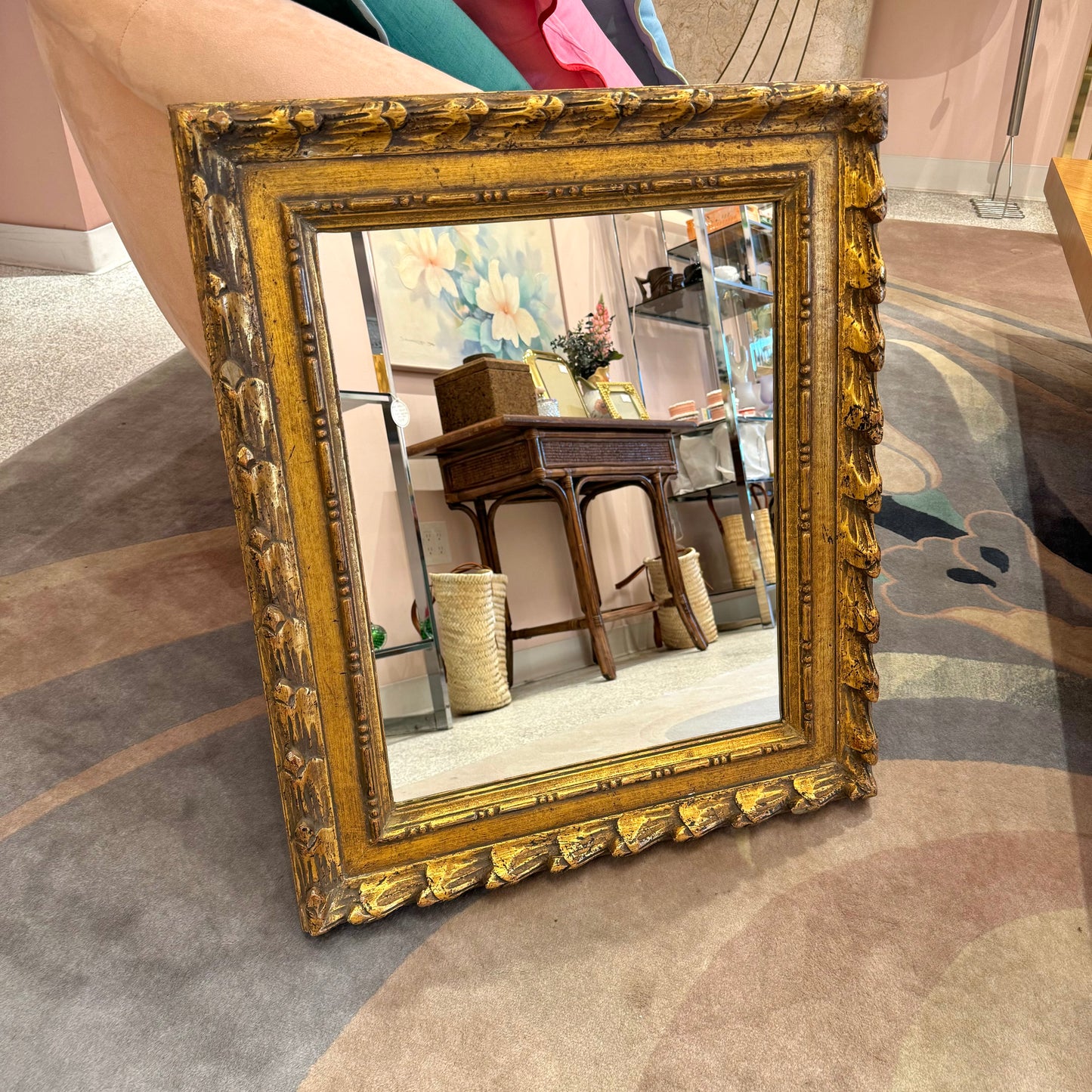 Vintage Gold Carved Mirror