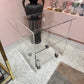 Vintage 3 Tier Lucite Rolling Cart/Shelf