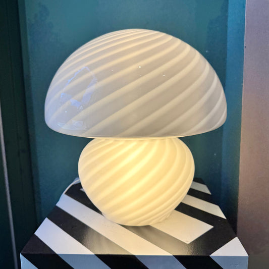 Vintage 1970’s Mushroom Murano Glass Lamp