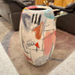 Extra Large 1980’s Postmodern Paint Splatter Floor Vase by J. Bedient