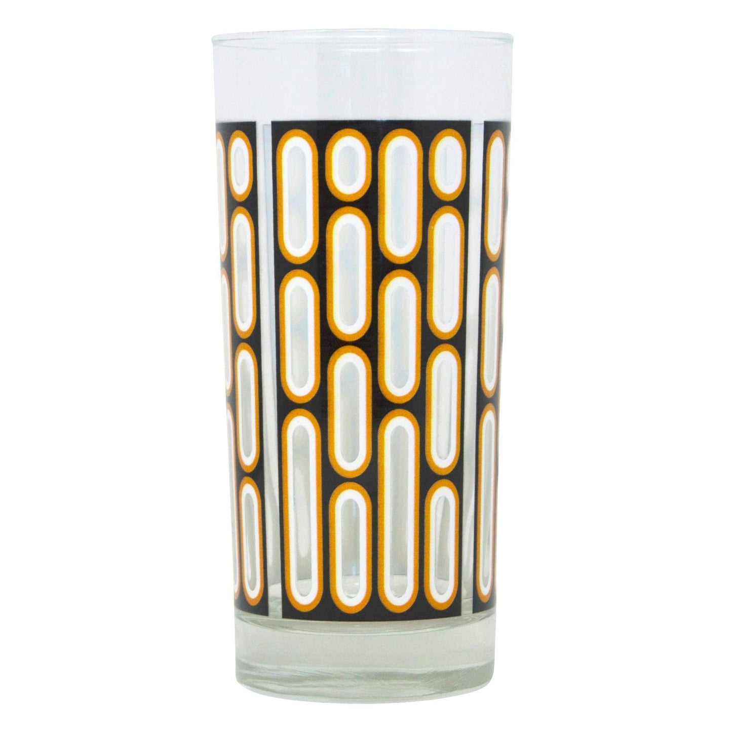 Dots & Dashes Black Collins Glasses - PAIR