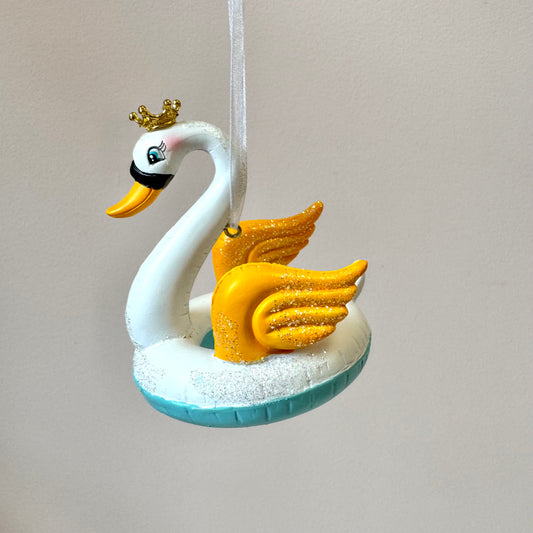 Swan Inflatable Float Ornament