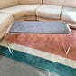 Vintage Lucite Waterfall Bench with Upholstered Seat