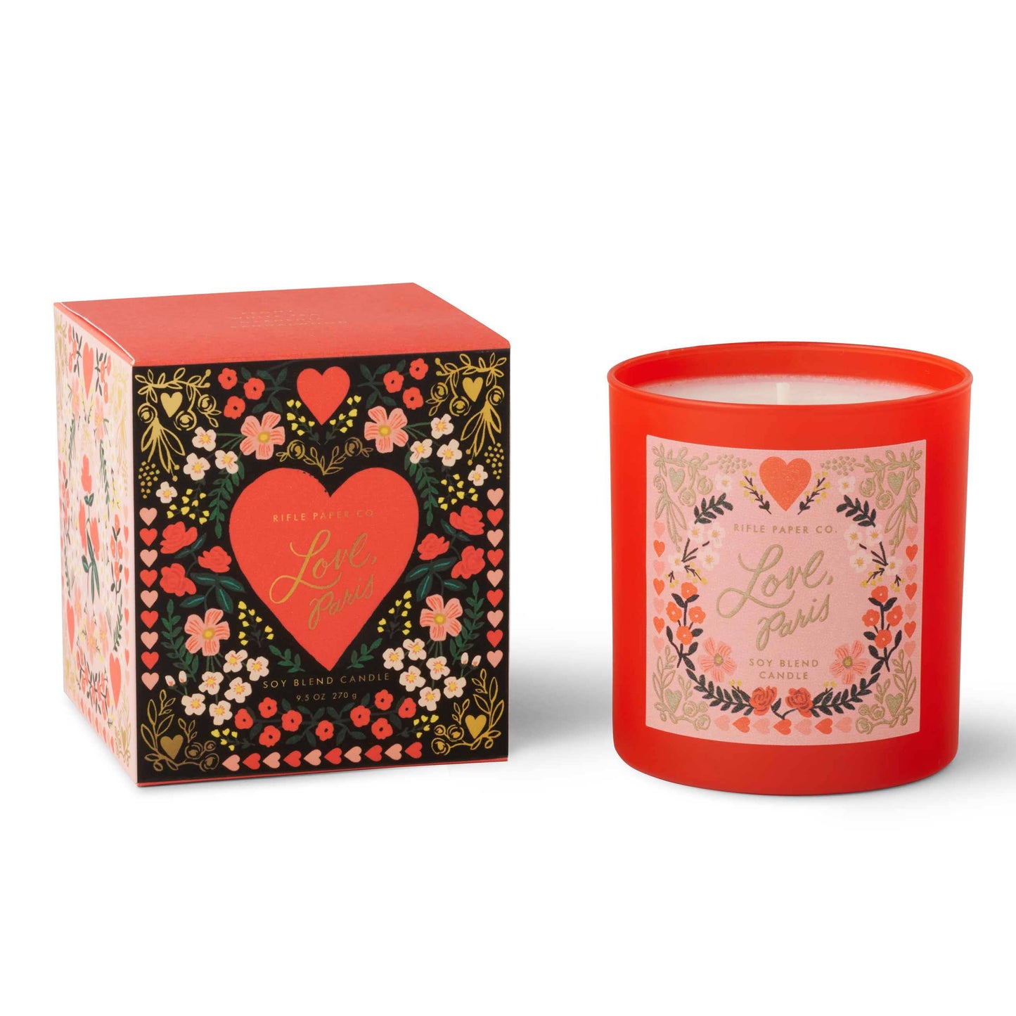 Love, Paris 9 oz Glass Candle