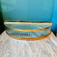 Vintage Gold Plated Art Deco Style Glass Vanity Box