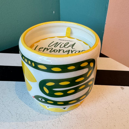 'A DOPO' Hand Painted Ceramic Candle by Paddywax