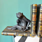 Pair of Vintage Ceramic Monkey Bookends