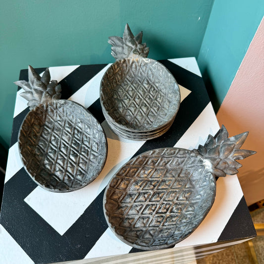 Vintage Cast Iron Pineapple Catchall Dish