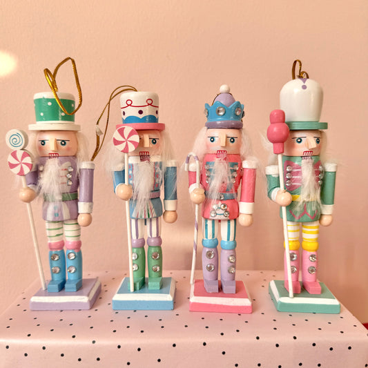 5" Pastel Nutcracker Ornament