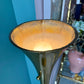 Mid Century Robert Sonneman Style Brass Torchiere Floor Lamp