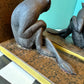 Pair of Vintage Ceramic Monkey Bookends