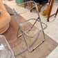 Vintage Plia Style Lucite and Chrome Folding Chair/item