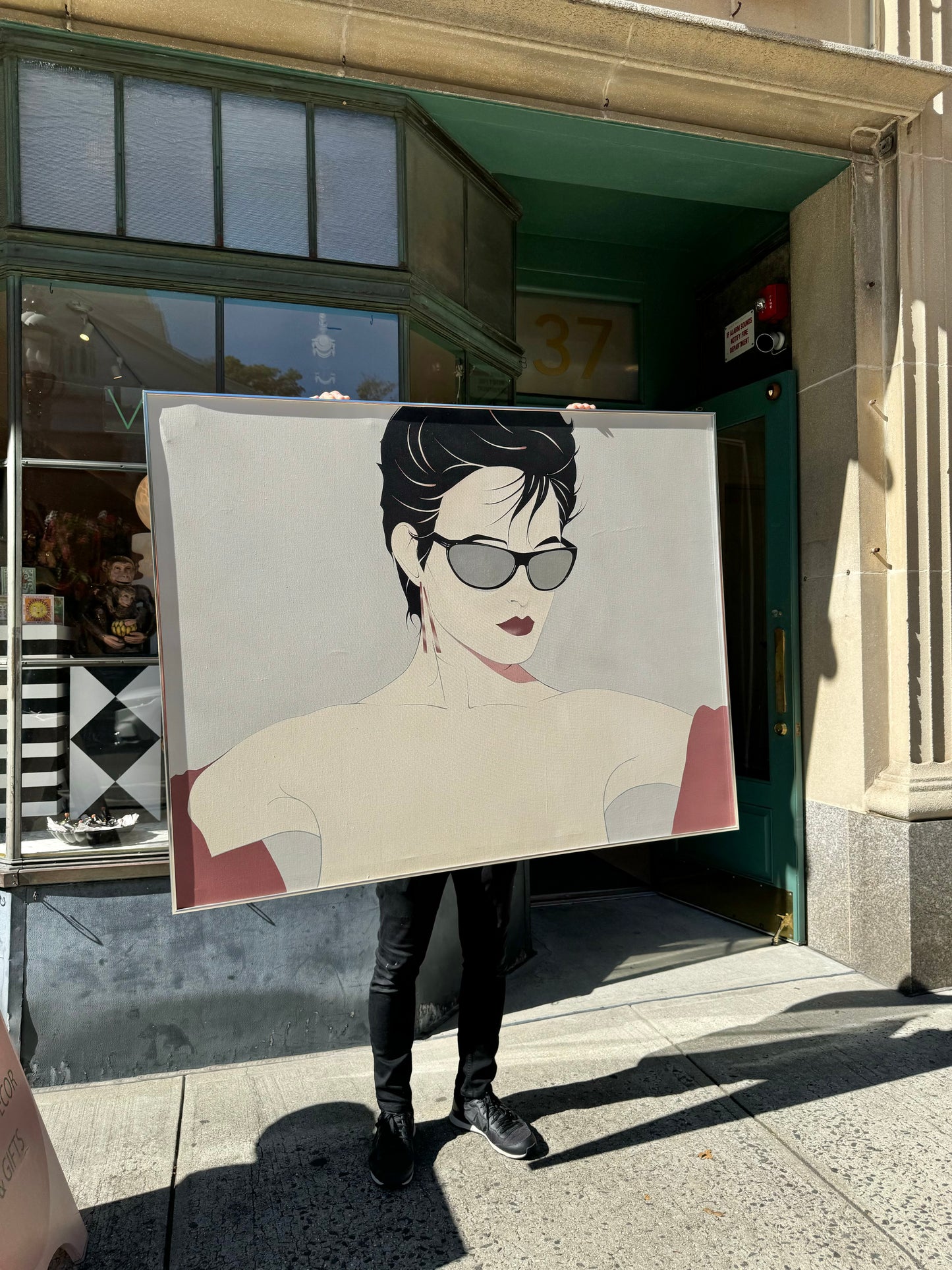 Large Vintage Nagel Style ‘Sunglasses’ Replica Artwork