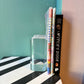 Vintage Karl Springer Style Lucite Block Bookend