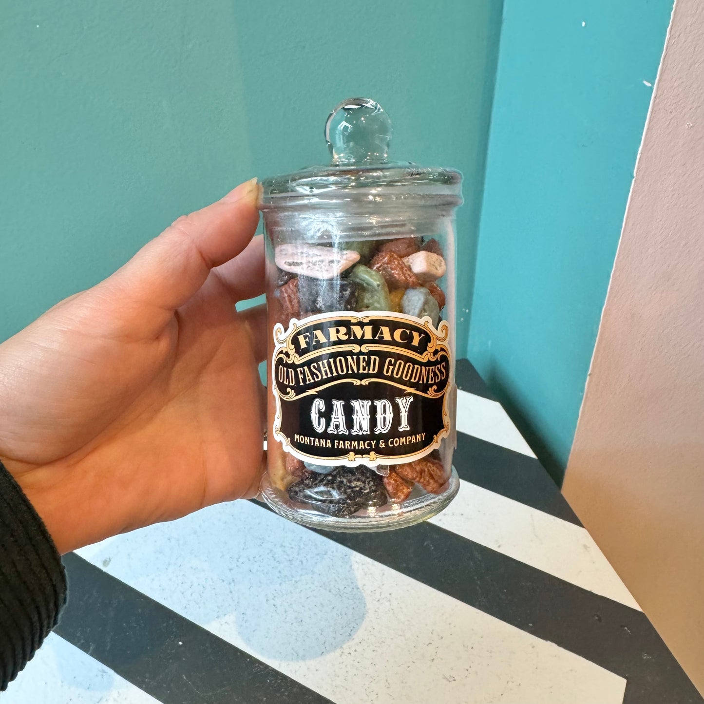 Apothecary Candy Jar: Chocolate Rocks