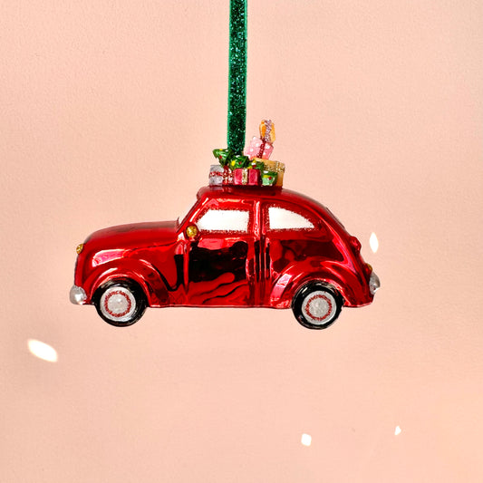 Vintage Red Car Ornament by Talbots