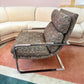 Vintage 1970’s Milo Baughman Style Chrome Cantilever Lounge Chair