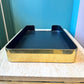 Vintage Brass Desk Tray by Smith Metal Arts Radius One/item