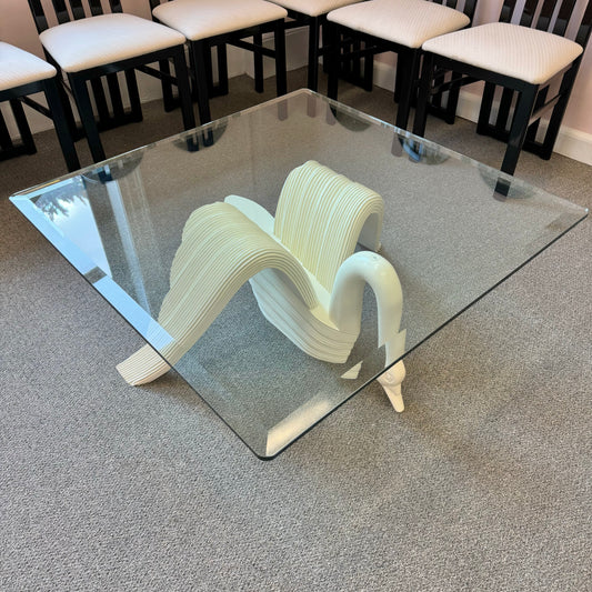 Vintage Swan Coffee Table - Square